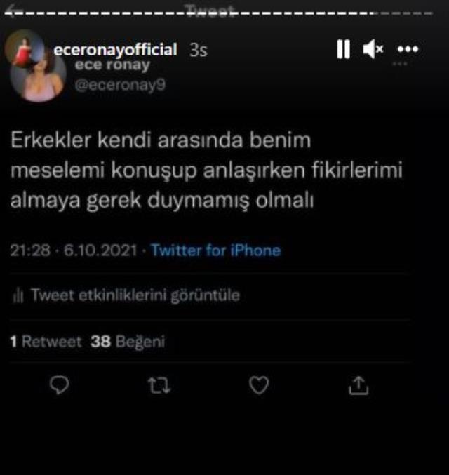 Mehmet Ali Erbil, Ece Ronayın nişanlısıyla video paylaştı