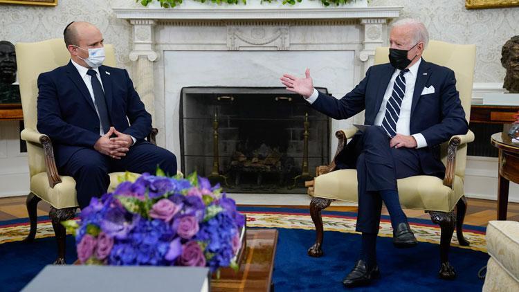 Şaşkına çeviren anlar Biden, İsrail Başbakanıyla konuşurken uyudu...