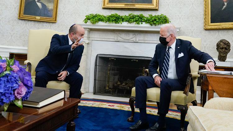 Şaşkına çeviren anlar Biden, İsrail Başbakanıyla konuşurken uyudu...