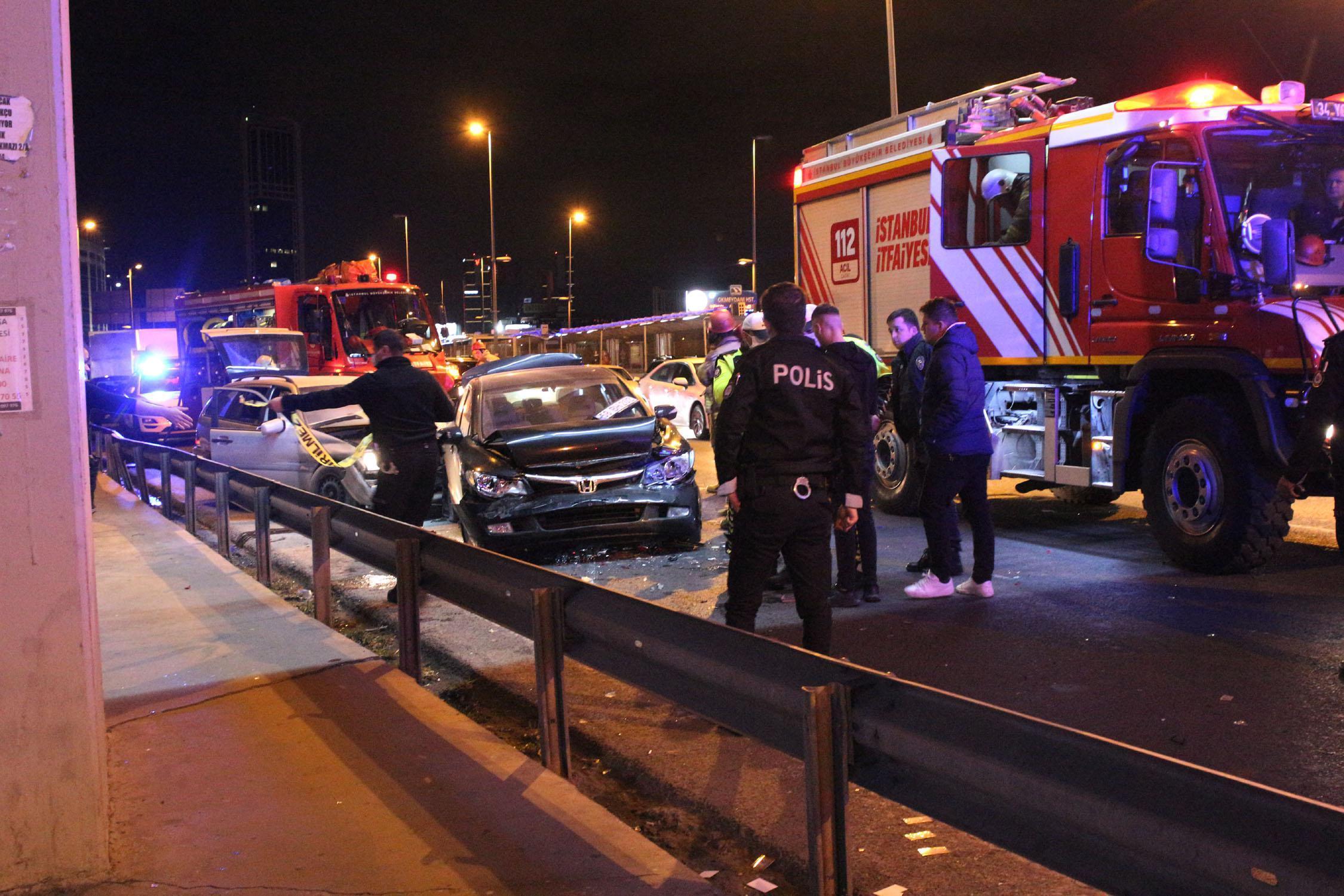 Son dakika... İstanbulda feci kaza 2 yaralı var