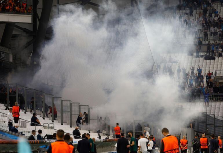 Marsilya-Galatasaray maçı öncesi olaylar çıktı