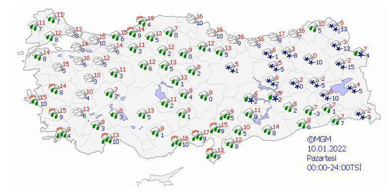 Son dakika haberi: İstanbula kar geliyor Flaş sıcaklık uyarısı