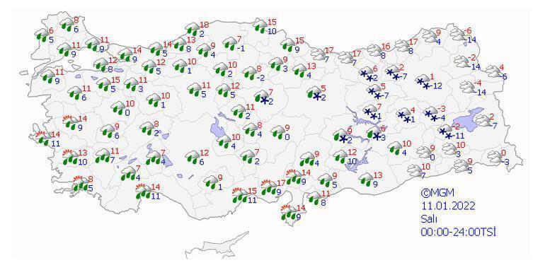 Son dakika haberi: İstanbula kar geliyor Flaş sıcaklık uyarısı