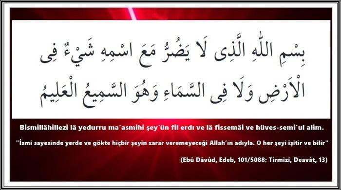 Savaş zamanı okunacak dualar ve sureler Peygamber Efendimizin korunma duası, Türkçe ve Arapça okunuşu, anlamı