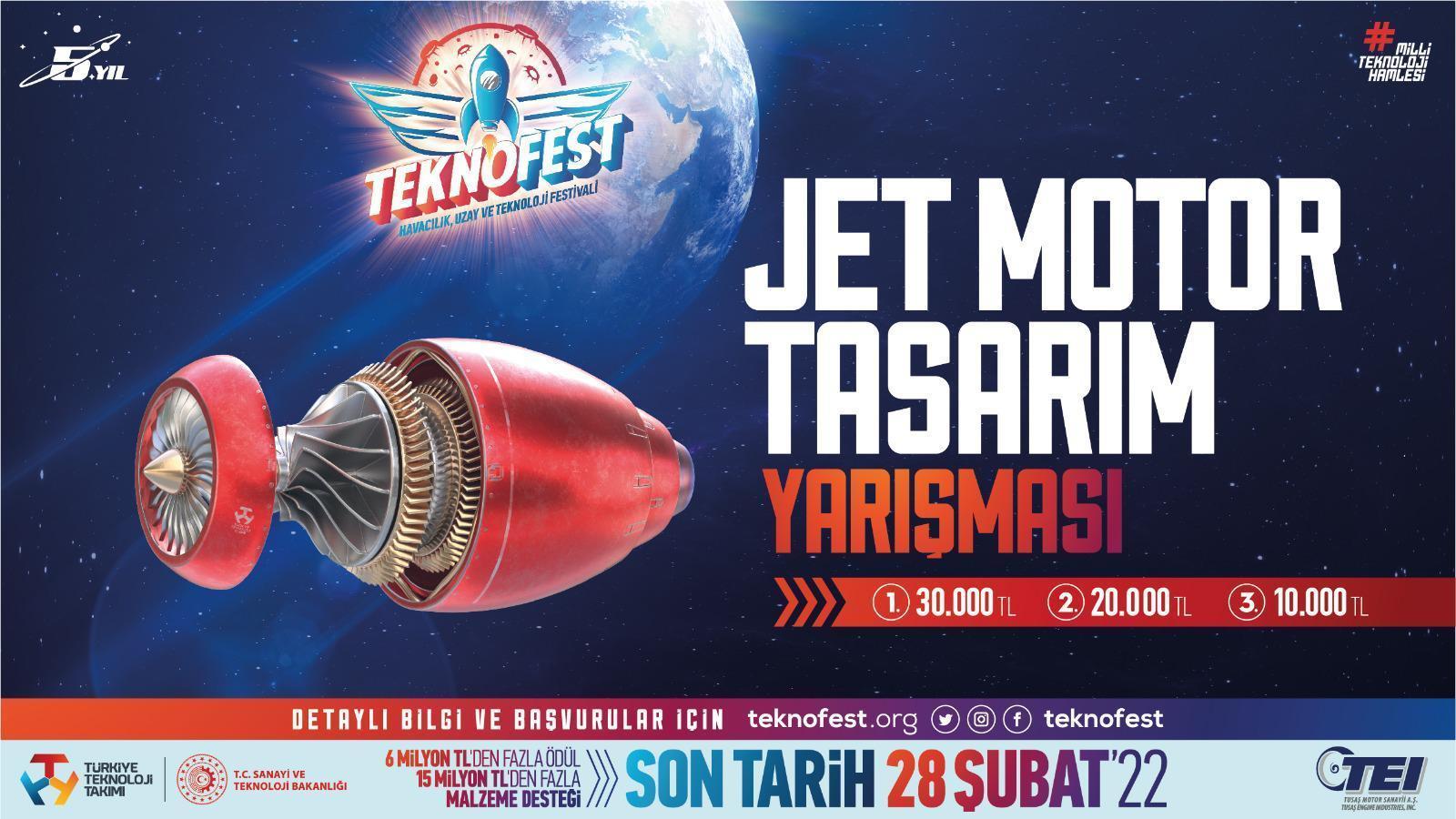 Jet hızında çalışan TEKNOFEST gençleri jet motor yarışmasına hazırlanıyor