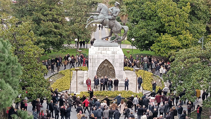 Onur Anıtı için Atatürk Parkına araç alınmayacak Ek tedbirler alındı