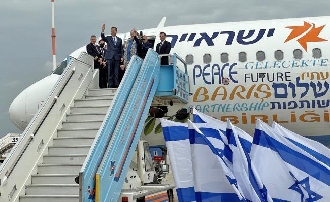 İsrail Cumhurbaşkanı Herzog 14 yıl sonra Ankarada Uçağında dikkat çeken Türkiye detayları