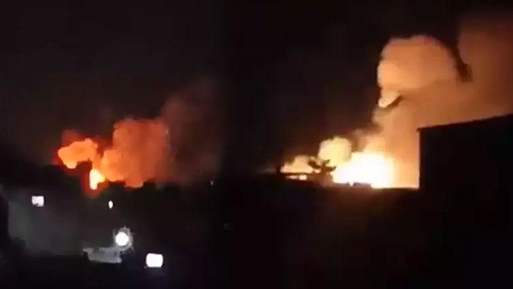 İsrail jetleri Halep'i bombaladı! Onlarca asker öldü