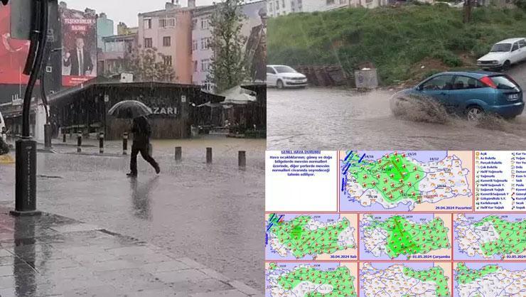 Ankara'yı dolu vurdu! Meteoroloji'den 10 kent için sarı alarm!