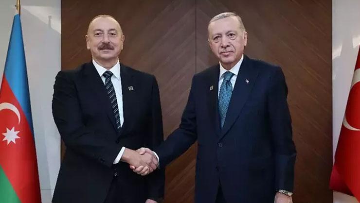 Cumhurbaşkanı Erdoğan, Aliyev ile görüştü