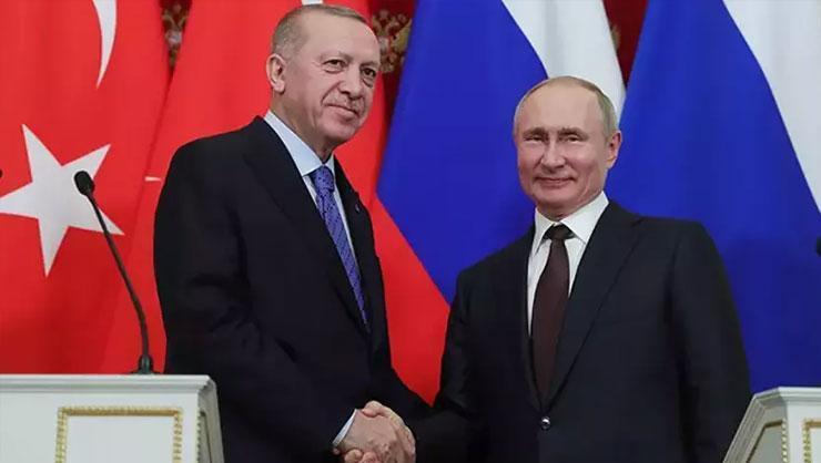 Putin, Cumhurbaşkanı Erdoğan'ın yeni yılını kutladı