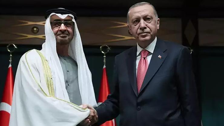 Cumhurbaşkanı Erdoğan, BAE Devlet Başkanı Al Nahyan ile görüştü