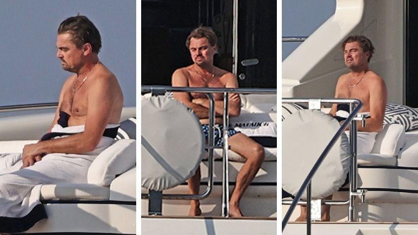 Leonardo DiCaprio'nın lüks yatında sıkıldığı anlar objektiflere yansıdı!