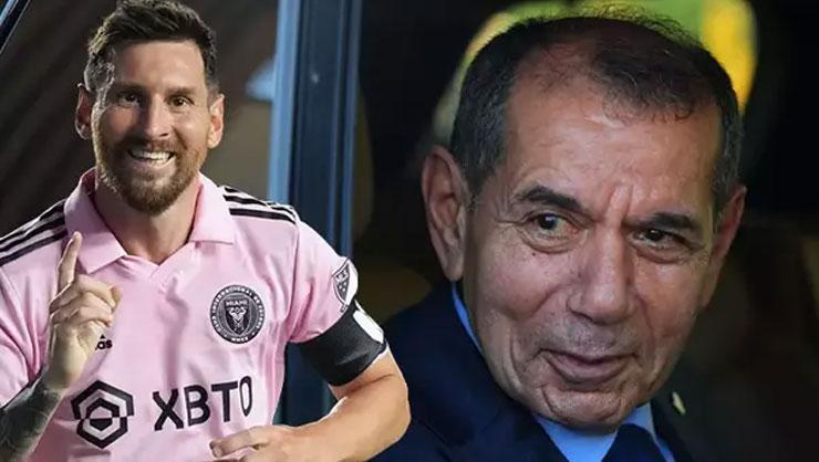 Galatasaray Başkanı Dursun Özbek'ten Messi yanıtı! 'Çıtayı çok yükselttik'