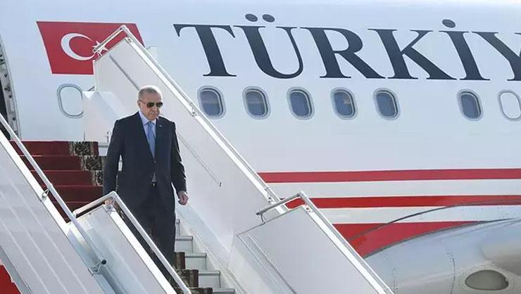 Cumhurbaşkanı Erdoğan, yurda döndü