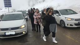 Kartepe'ye hafta sonu ziyaretçi akını oldu