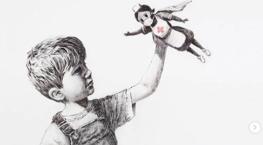 Banksy'nin eseri sağlık çalışanlarına bağışlanacak