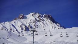 Erciyes'te muhteşem kış manzarası