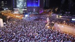 İsrail'de halk sokağa indi! Başbakan Netanyahu'ya büyük tepki