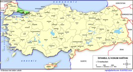 İstanbul haritası: İstanbul ilçeleri nelerdir? İstanbul hangi bölgede yer alır?
