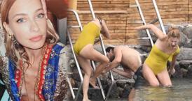  Tuba Ünsal Bodrum'da nazara geldi