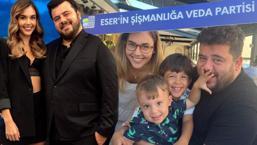 Eser Yenenler'den romantik kutlama