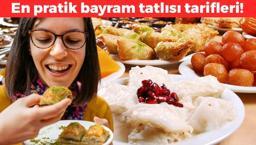 Misafirler size koşa koşa gelecek! Damak çatlatan, 30 dakikada hazır dünyanın en pratik bayram tatlısı tarifleri! 