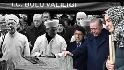 Cumhurbaşkanı Erdoğan Bolu'da! Gültekin ailesinin cenaze törenine katıldı