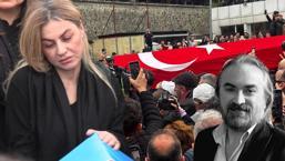 33 yıllık eşe son bakış! Volkan Konak son yolculuğuna uğurlandı