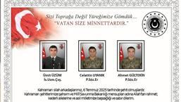 Şehit sayısı 8'e yükseldi! 3 askerin daha kimlikleri belli oldu