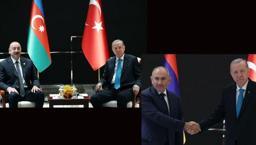 Cumhurbaşkanı Erdoğan'dan peş peşe kritik temaslar! Aliyev ve Paşinyan ile görüştü