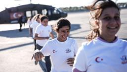 TEKNOFEST’te öğrenciler ilk kez helikopter deneyimi yaşadı