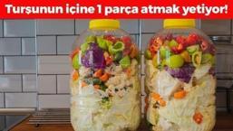 1 parça eklemek yetiyor! Turşunun ömrünü uzatıp kütür kütür olmasını sağlıyor, sebzelerin erimesini engelliyor!