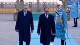 Cumhurbaşkanı Erdoğan, Malezya Başbakanı Enver İbrahim’i resmi törenle karşıladı