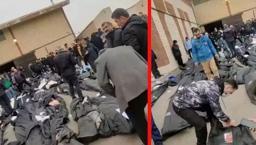 İran'da hastane önünde tüyler ürperten manzara! Yüzden fazla ceset torbası