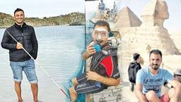 Beyaz bastonla 60 ülke gezdi: 'Teknoloji kullanmayı öğrenince gezgin oldum'