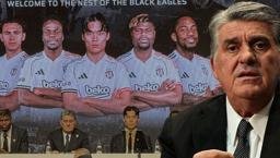 Beşiktaş'ta yeni transferler için imza töreni düzenlendi! Serdal Adalı'dan hakem tepkisi