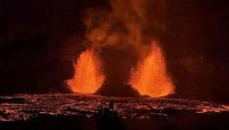 Kilauea Yanardağı'nda 2 yılda 42. patlama! Lavlar 300 metreye kadar yükseldi