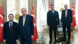 Cumhurbaşkanı Erdoğan, Gürlek ile Çiftçi'yi kabul etti