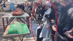 Bir aile yok oldu: Yürek yakan veda! 8 aylık Mustafa Efe son yolculuğuna dedesinin kucağında gitti