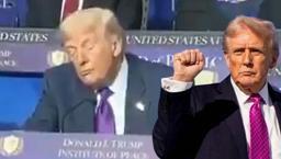 Donald Trump 'Gazze Barış Kurulu' konferansında uyuyakaldı