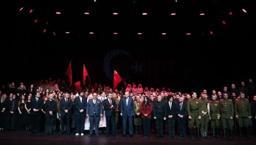 Cumhurbaşkanı Erdoğan, 'Şüheda 1915' tiyatro oyununu izledi