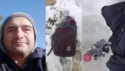 Çukur kazan kayıp dağcı geceyi içinde geçirmiş