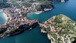 Ramazan Bayram tatilinde 6 bin nüfuslu turistik ilçeye 56 bin kişi geldi