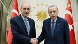 Cumhurbaşkanı Erdoğan, TBMM Başkanı Kurtulmuş ile görüştü