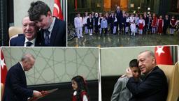 Cumhurbaşkanı Erdoğan, 23 Nisan'da çocuklarla bir araya geldi: Beştepe'de duygusal anlar