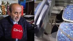 Fatih'te dehşet! İnşaat demiri İETT otobüsünün altını deldi! Yolcu yaralandı