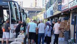 Kurban Bayramı nedeniyle otogarda hareketlilik! Ek seferler konuldu