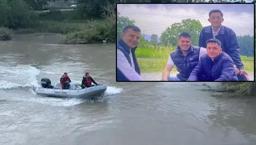 Kelkit Çayı'nda elektrikli bisiklet faciası! Çayda kaybolan gençlerin son fotoğrafı yürekleri dağladı
