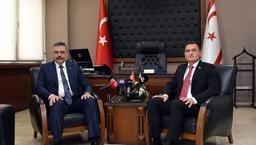 İçişleri Bakanı Çiftçi, KKTC’li mevkidaşı Oğuz ile görüştü